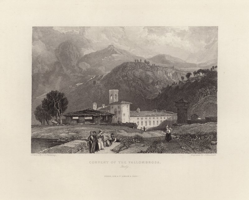Klášter Vallombrosa od James Duffield Harding