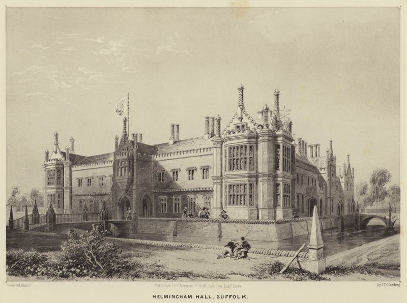 Helmingham Hall, Suffolk od James Duffield Harding