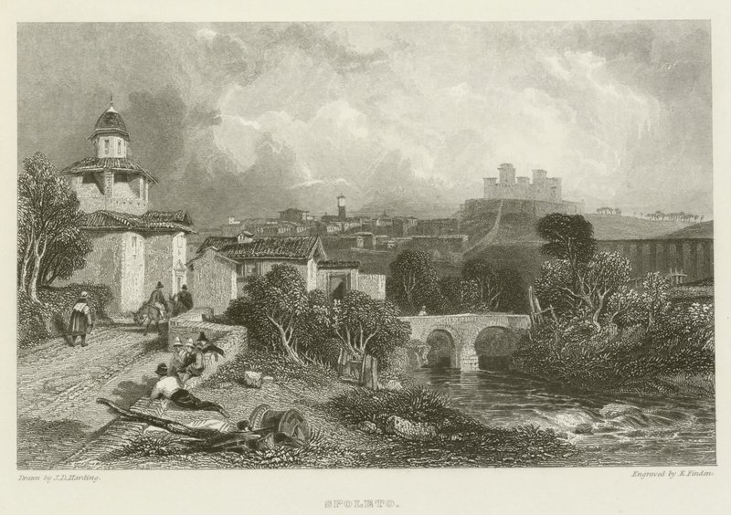 Spoleto od James Duffield Harding