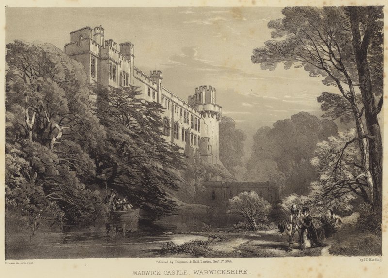 Hrad Warwick, Warwickshire od James Duffield Harding