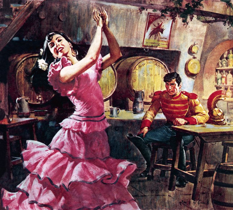 Carmen a Don Jose od James Edwin McConnell