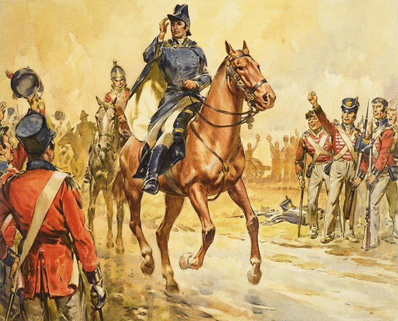 Vévoda z Wellingtonu shromažďuje své vojáky od James Edwin McConnell