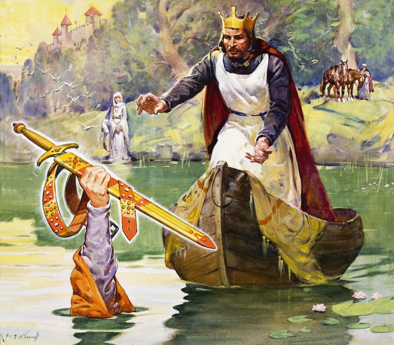Slavná partnerství: Artuš a Excalibur od James Edwin McConnell