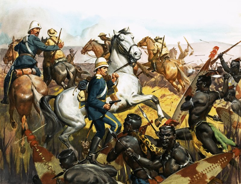 Ludvík Napoleon, císařský princ, který má být zabit Zuly od James Edwin McConnell
