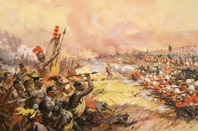 Masakr v Ulundi od James Edwin McConnell