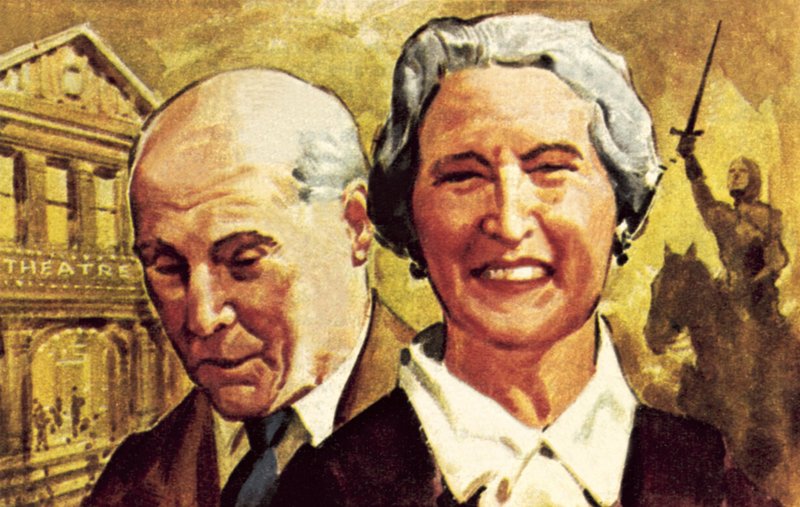 Sir Lewis Casson a Dame Sybil Thorndikeová od James Edwin McConnell