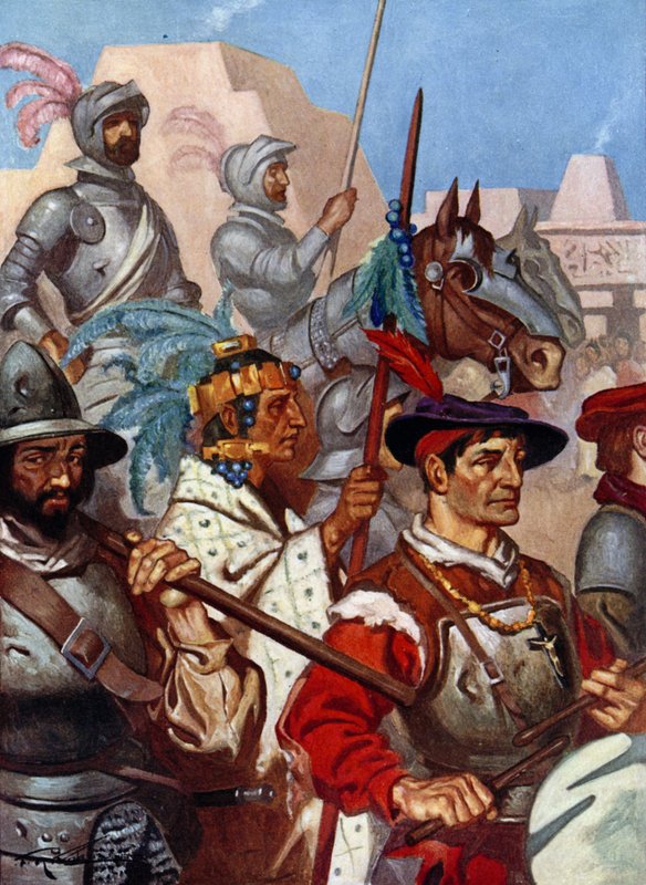 Armáda vstoupila do Mexika za zvuku bojové hudby od James Henry Robinson