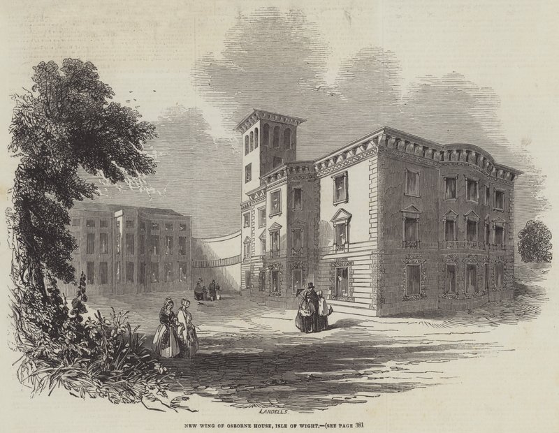 Nové křídlo Osborne House, Isle of Wight od James Herring