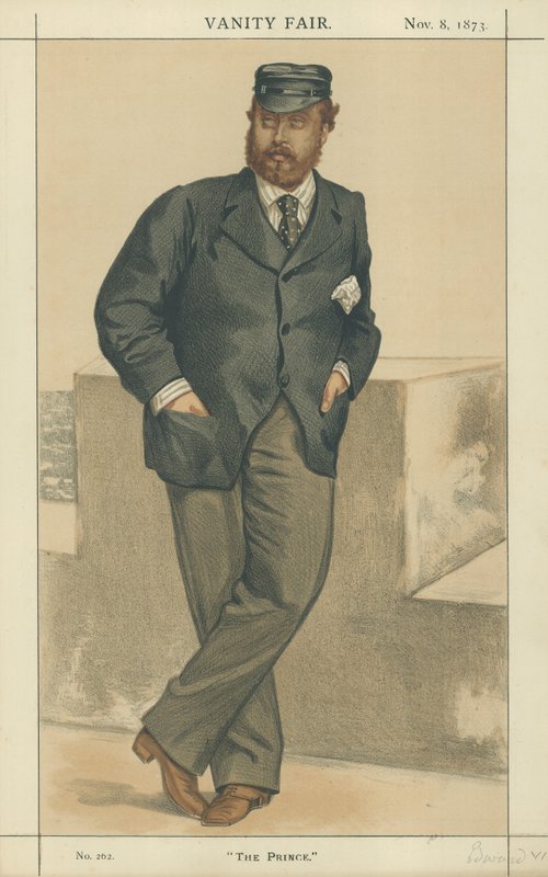 Jeho královská Výsost princ z Walesu od James Jacques Joseph Tissot