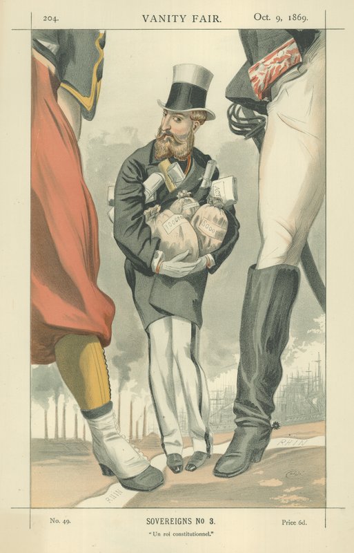 Leopold II., král Belgičanů od James Jacques Joseph Tissot