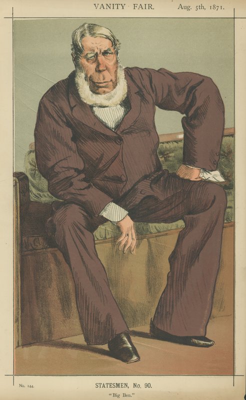 Pan George Bentinck (barevné lito) od James Jacques Joseph Tissot