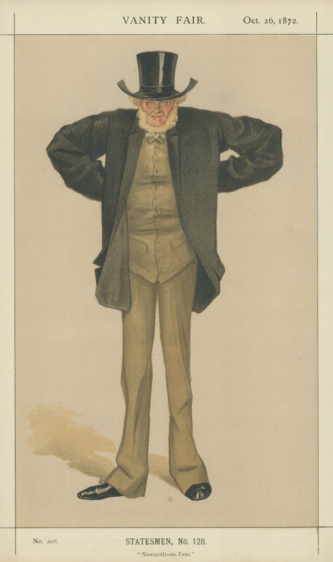 Pan Joseph Cowen (barevné lito) od James Jacques Joseph Tissot