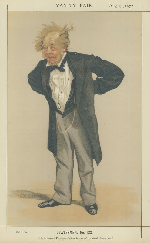 Ctihodný Charles Pelham Villiers od James Jacques Joseph Tissot