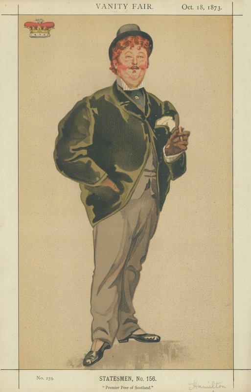 William Alexander Louis Stephen Hamilton-Douglas, vévoda z Hamiltonu od James Jacques Joseph Tissot