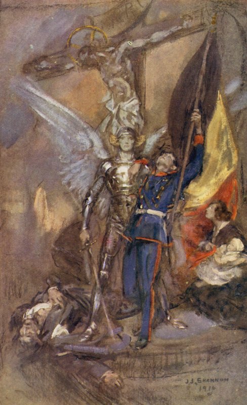 Svatý Michael Belgický od James Jebusa after Shannon