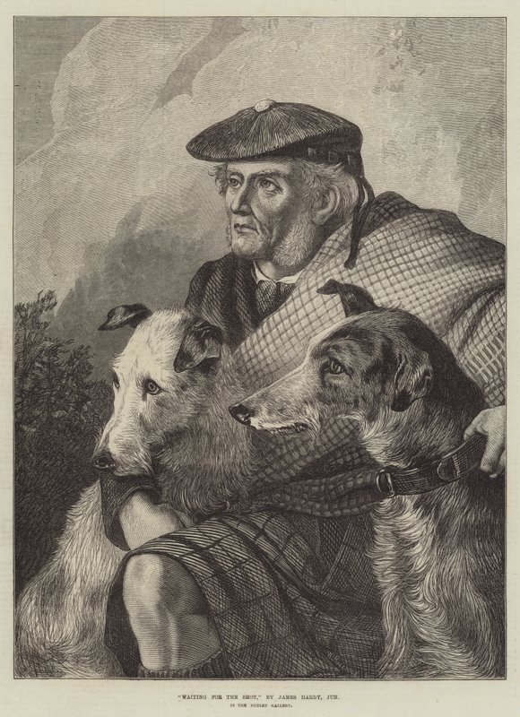 Čekání na výstřel v Dudley Gallery od James Jnr Hardy