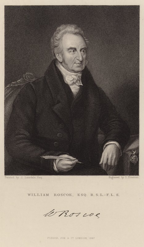 Portrét Williama Roscoe od James Lonsdale