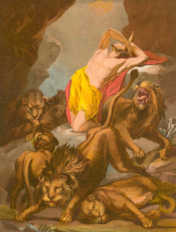 Daniel v jámě lvové od James Northcote