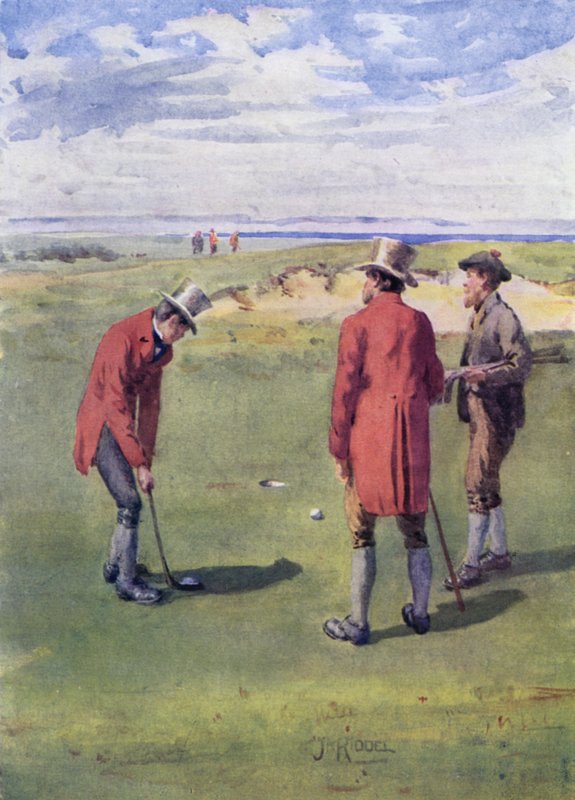 Golfisté na Leith Links od James Riddel