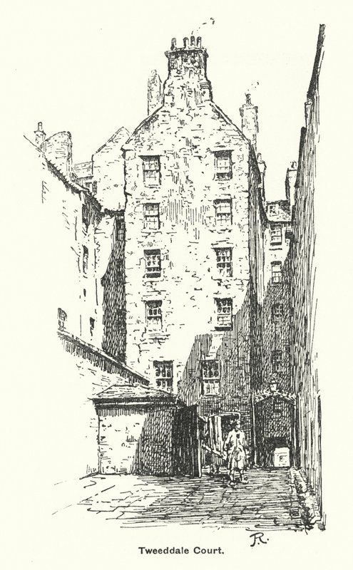 Tweeddale Court (litho) od James Riddel