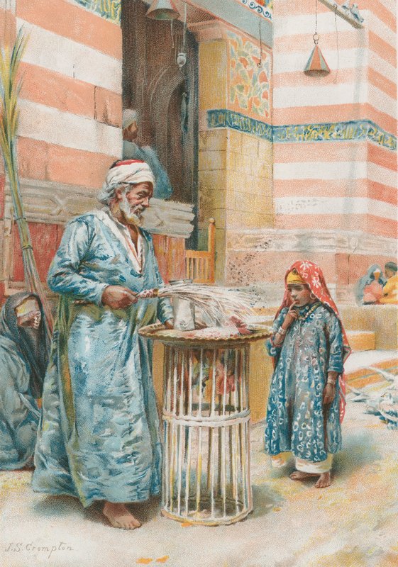 Prodavač sladkostí (chromolit) od James Shaw Crompton