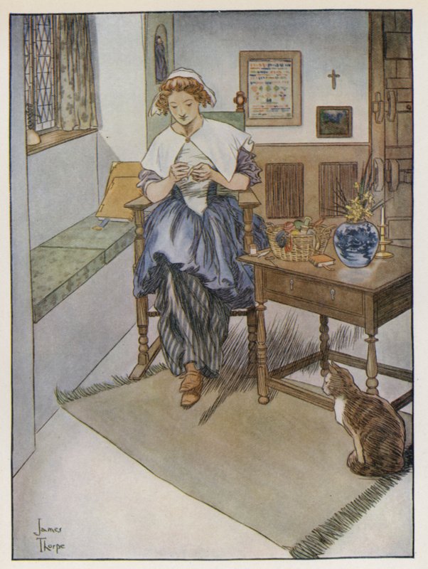 Ilustrace pro The Compleat Angler od Izaaka Waltona od James Thorpe