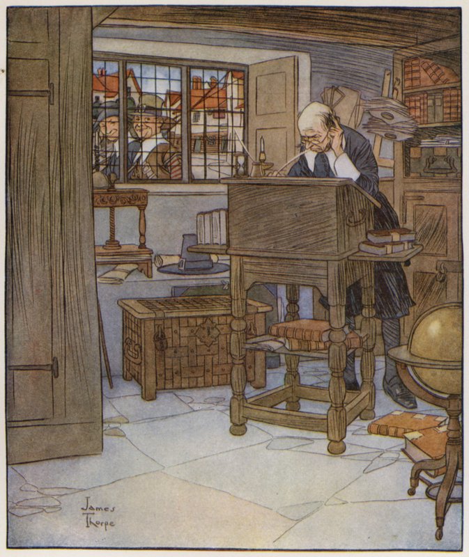 Ilustrace pro The Compleat Angler od Izaaka Waltona od James Thorpe