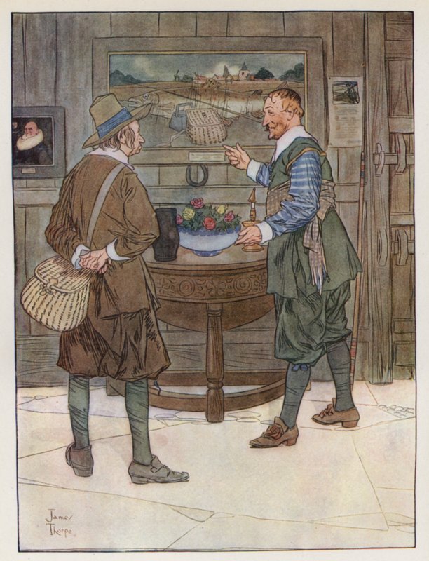 Ilustrace pro The Compleat Angler od Izaaka Waltona od James Thorpe