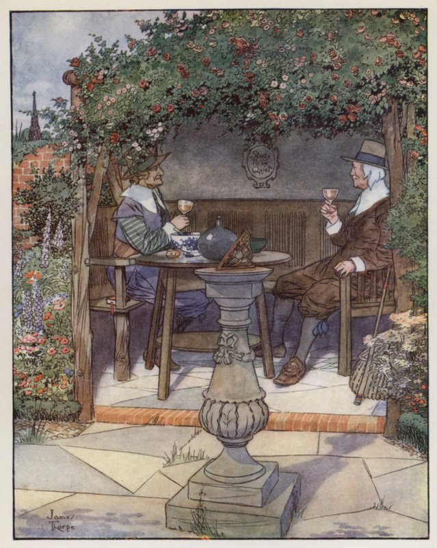 Ilustrace pro The Compleat Angler od Izaaka Waltona od James Thorpe