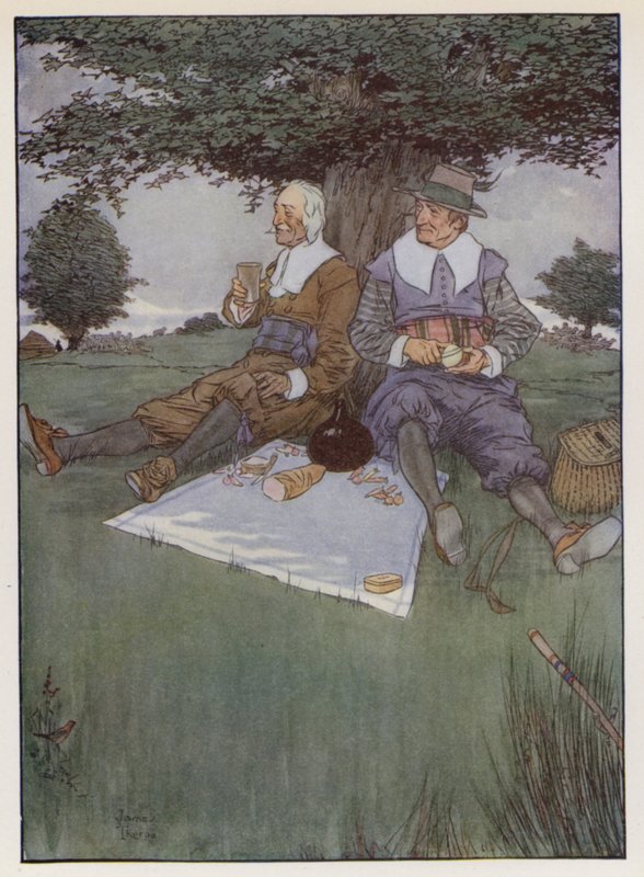 Ilustrace pro The Compleat Angler od Izaaka Waltona od James Thorpe