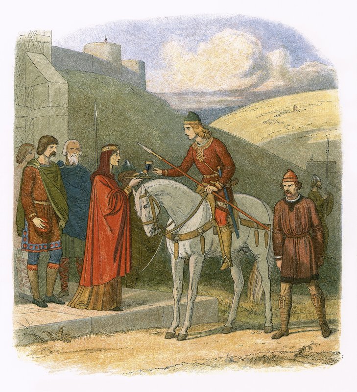 Edward zavraždil na Corfe od James William Edmund Doyle