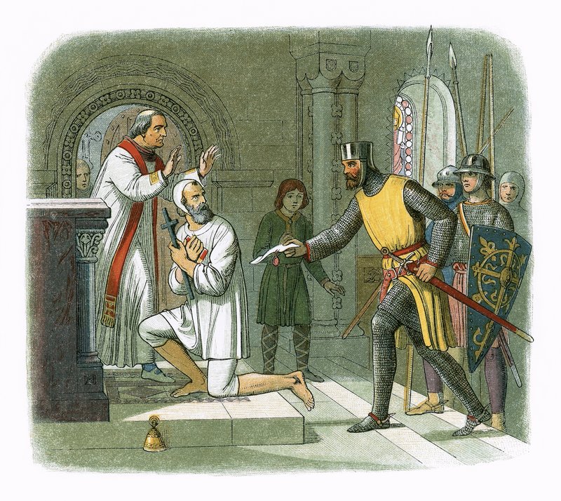 Hubert vzat ze svatyně v Boisars od James William Edmund Doyle