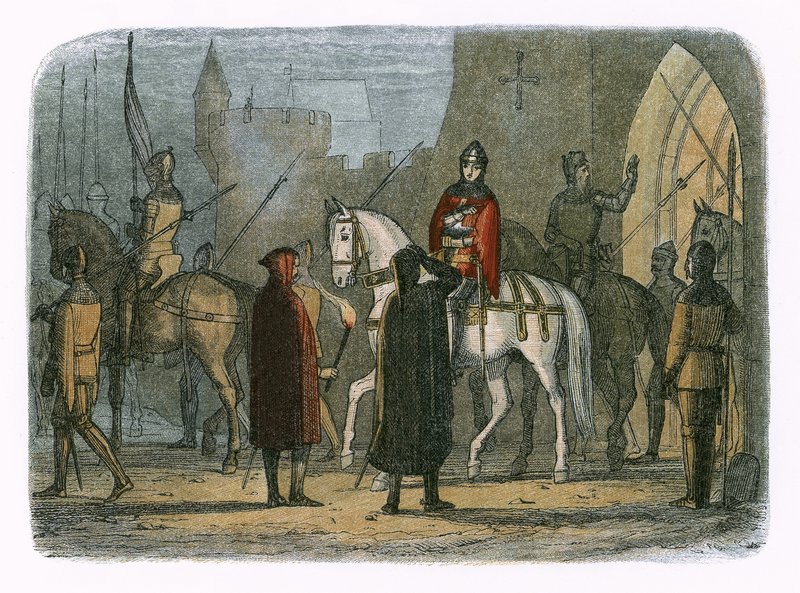 Král Jindřich V. vyráží proti Lollardům od James William Edmund Doyle