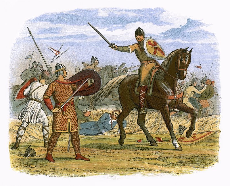 Robert zajat úředníkem Baudrim od James William Edmund Doyle