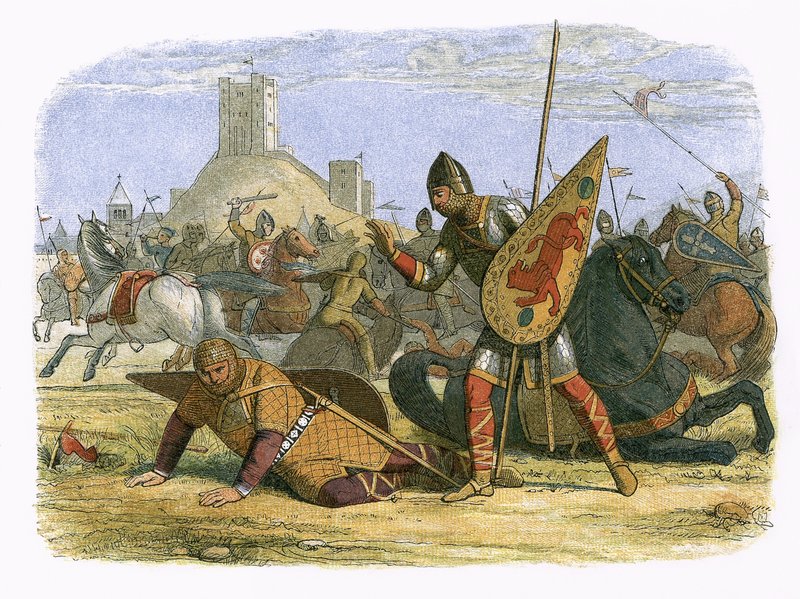 Robert zranil svého otce, krále Viléma I od James William Edmund Doyle
