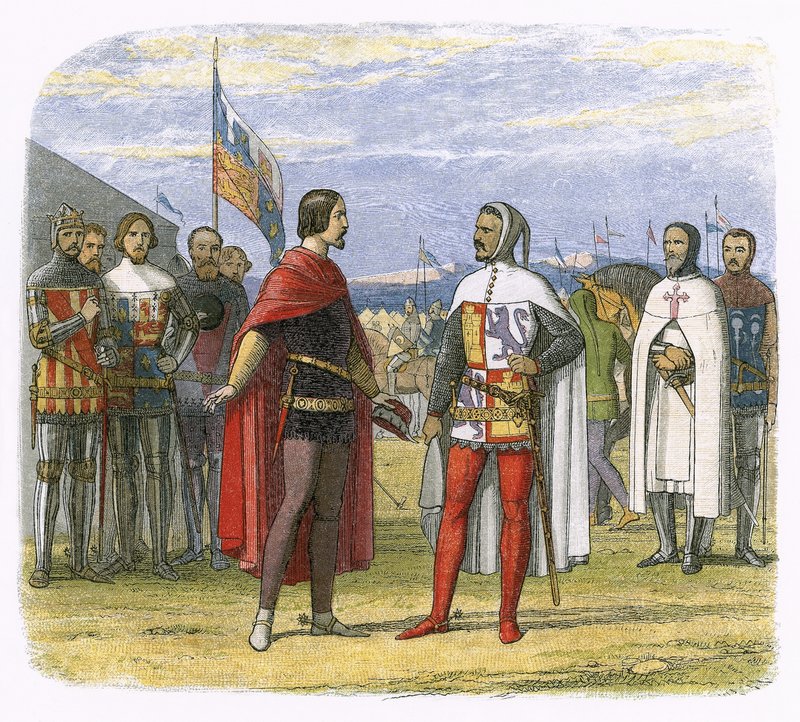 Princ vymáhá od Pedra Krutého amnestii od James William Edmund Doyle