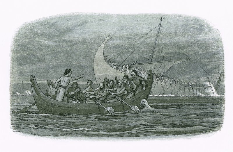 Vrak Bílé lodi od James William Edmund Doyle