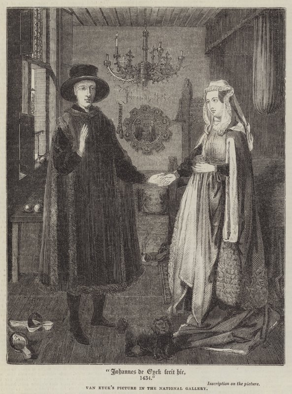 John de Eyck to udělal zde, 1434 od Jan van Eyck