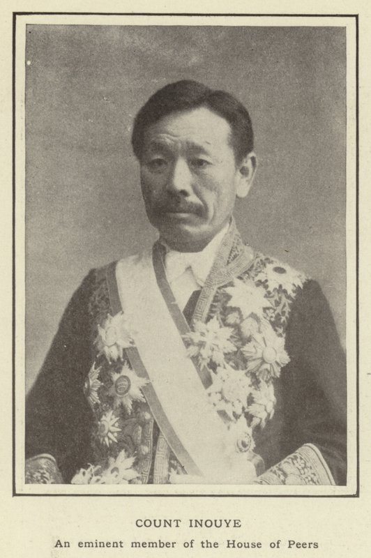 Hrabě Inouye, významný člen Sněmovny vrstevníků od Japanese Photographer