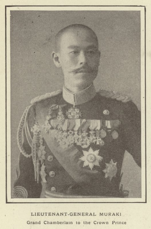 Generálporučík Muraki, velký komorník korunního prince od Japanese Photographer