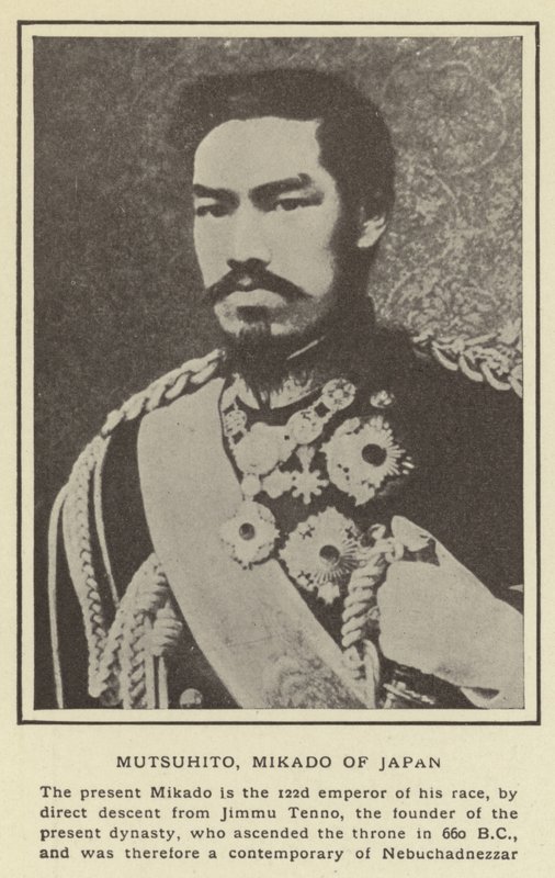 Mutsuhito, Mikado of Japan od Japanese Photographer