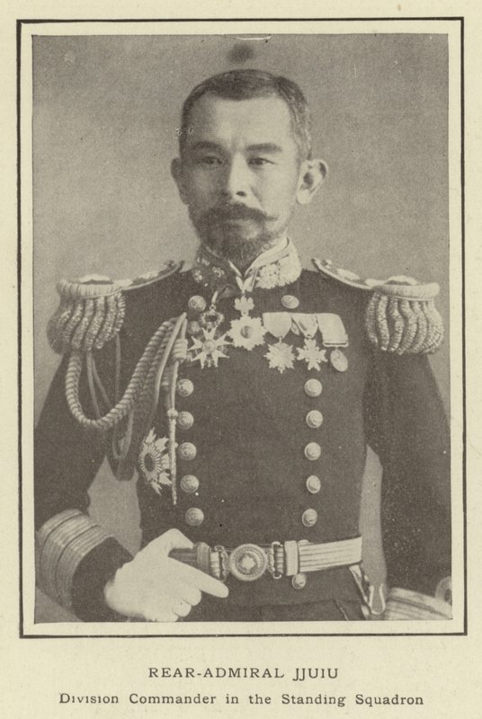 Kontraadmirál Jjuiu, velitel divize ve stálé eskadře od Japanese Photographer