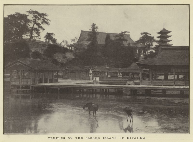 Chrámy na posvátném ostrově Miyajima od Japanese Photographer