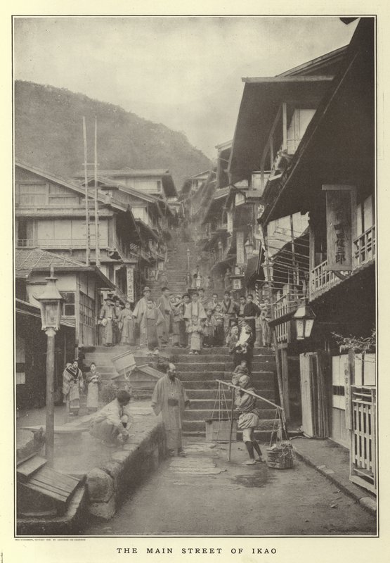 Hlavní ulice Ikao od Japanese Photographer