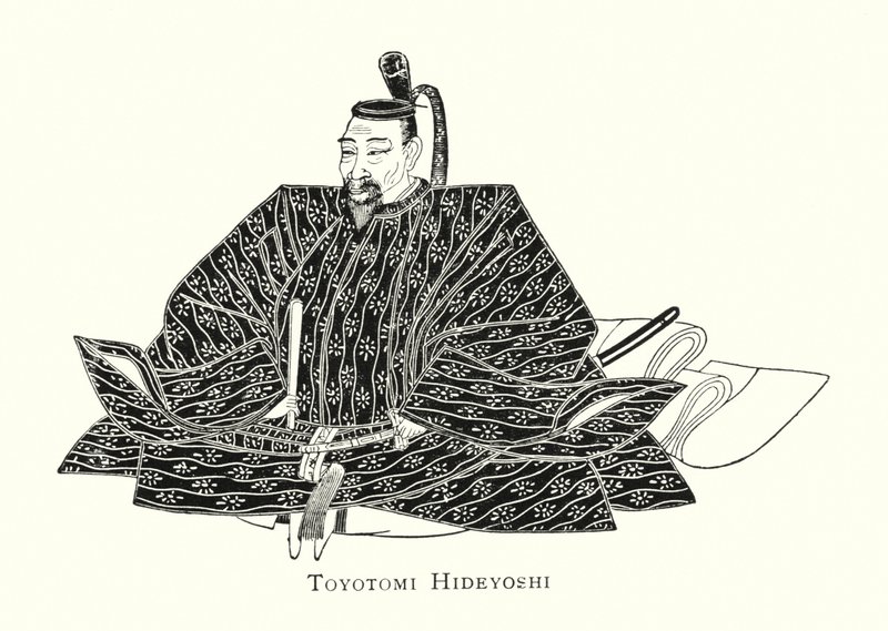 Tojotomi Hideyoshi od Japanese School