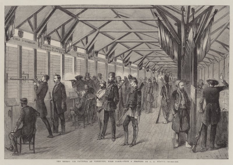 Nedávný Tir National ve Vincennes u Paříže od Jean Adolphe Beauce