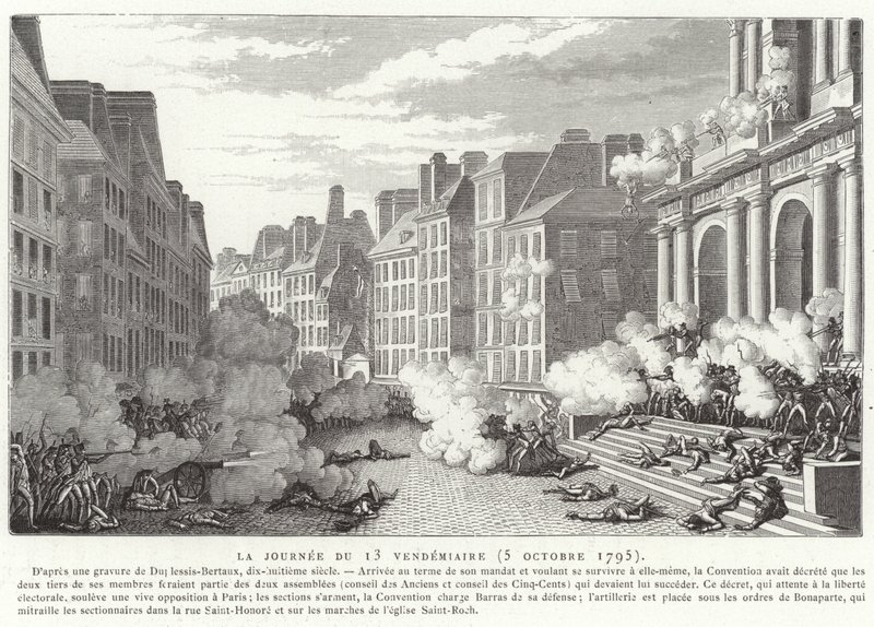 Den 13 Vendemiaire (5. října 1795) od Jean Duplessis Bertaux
