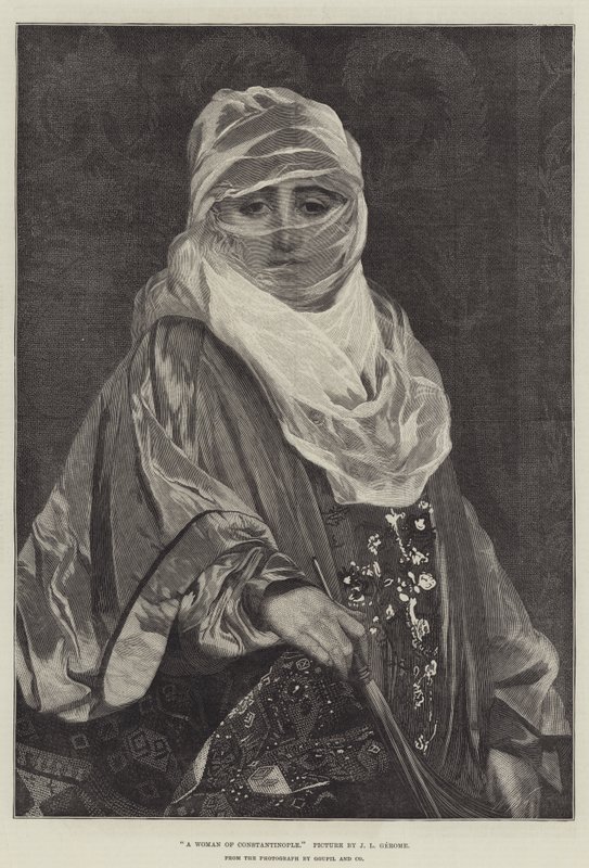 Žena z Konstantinopole od Jean Leon Gerome