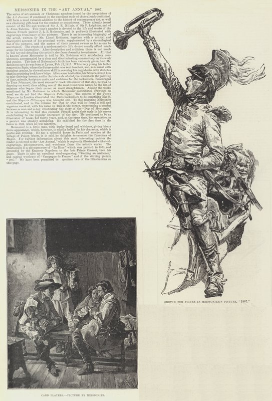 Meissonier v Art Annual, 1887 od Jean Louis Ernest Meissonier