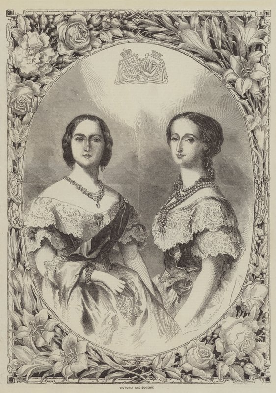 Victoria a Eugenie od Jean Antoine Valentin Foulquier